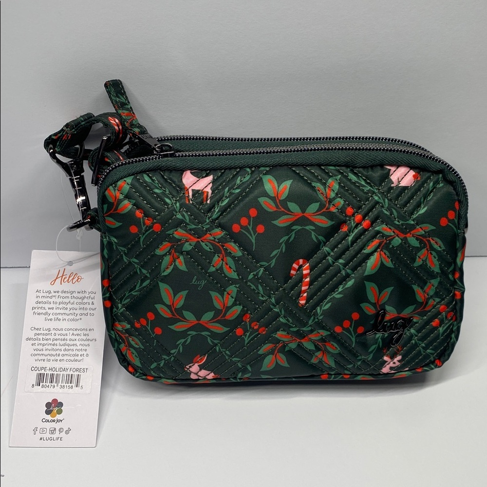 NWT Lug Coupe Holiday Forest